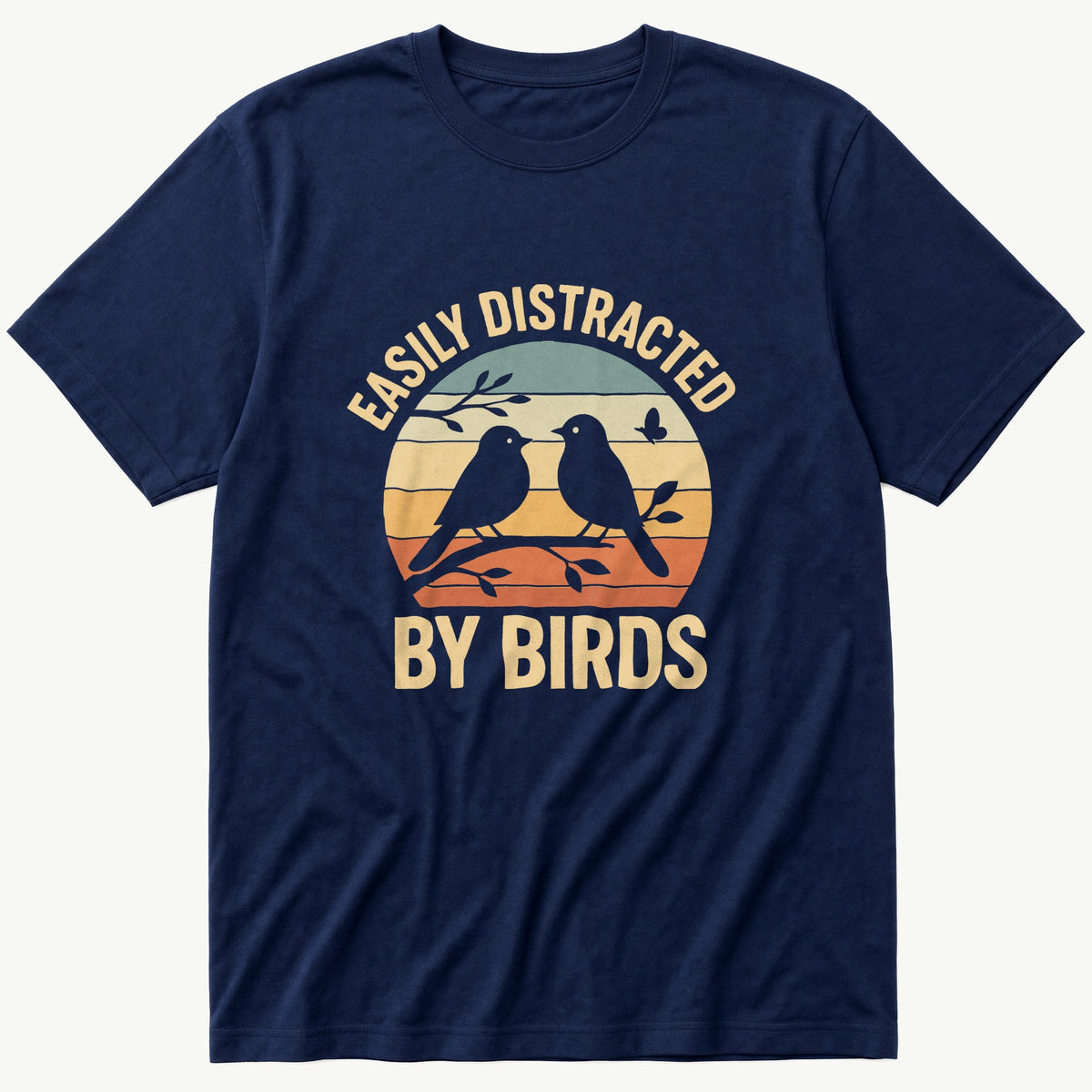 easily-distracted-8 — Navy T-Shirt