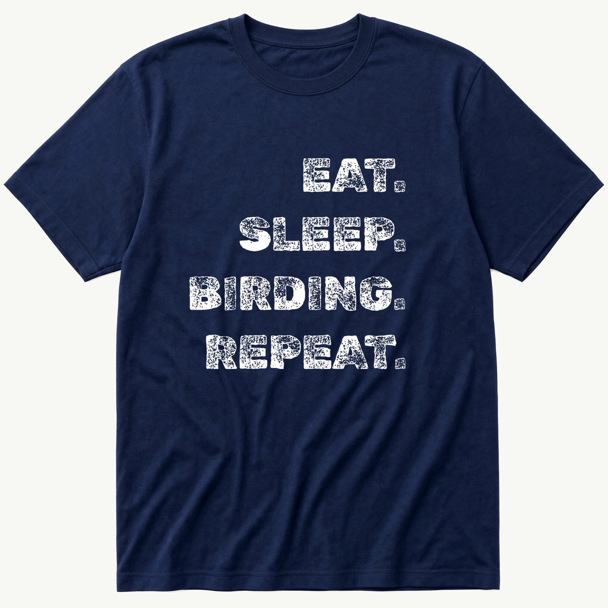 Eat Sleep Birding V2 — Navy T-Shirt