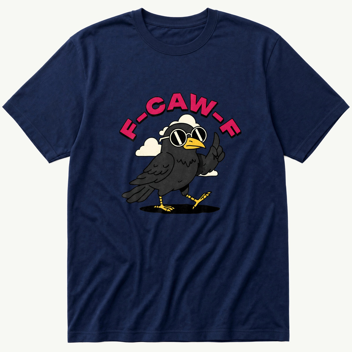 F-CAW-F cartoon — Navy T-Shirt