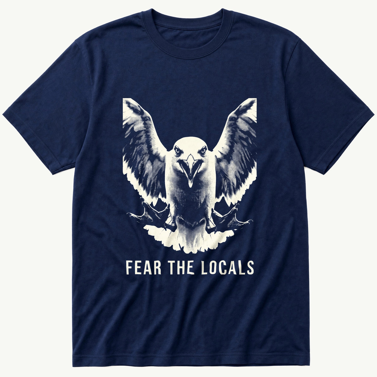 Fear The Locals — Navy T-Shirt