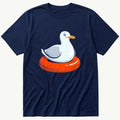 Floatie Seagull — Navy T-Shirt