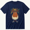 Flower Crown — Navy T-Shirt