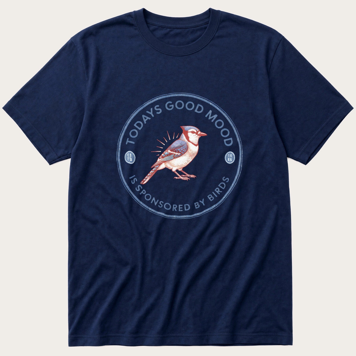 Good Mood v1 — Navy T-Shirt