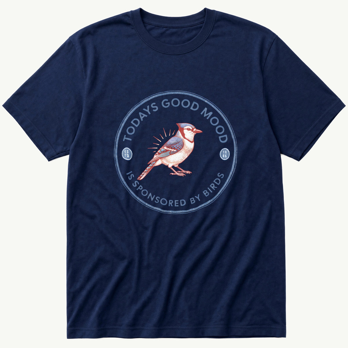 Good Mood v1 — Navy T-Shirt