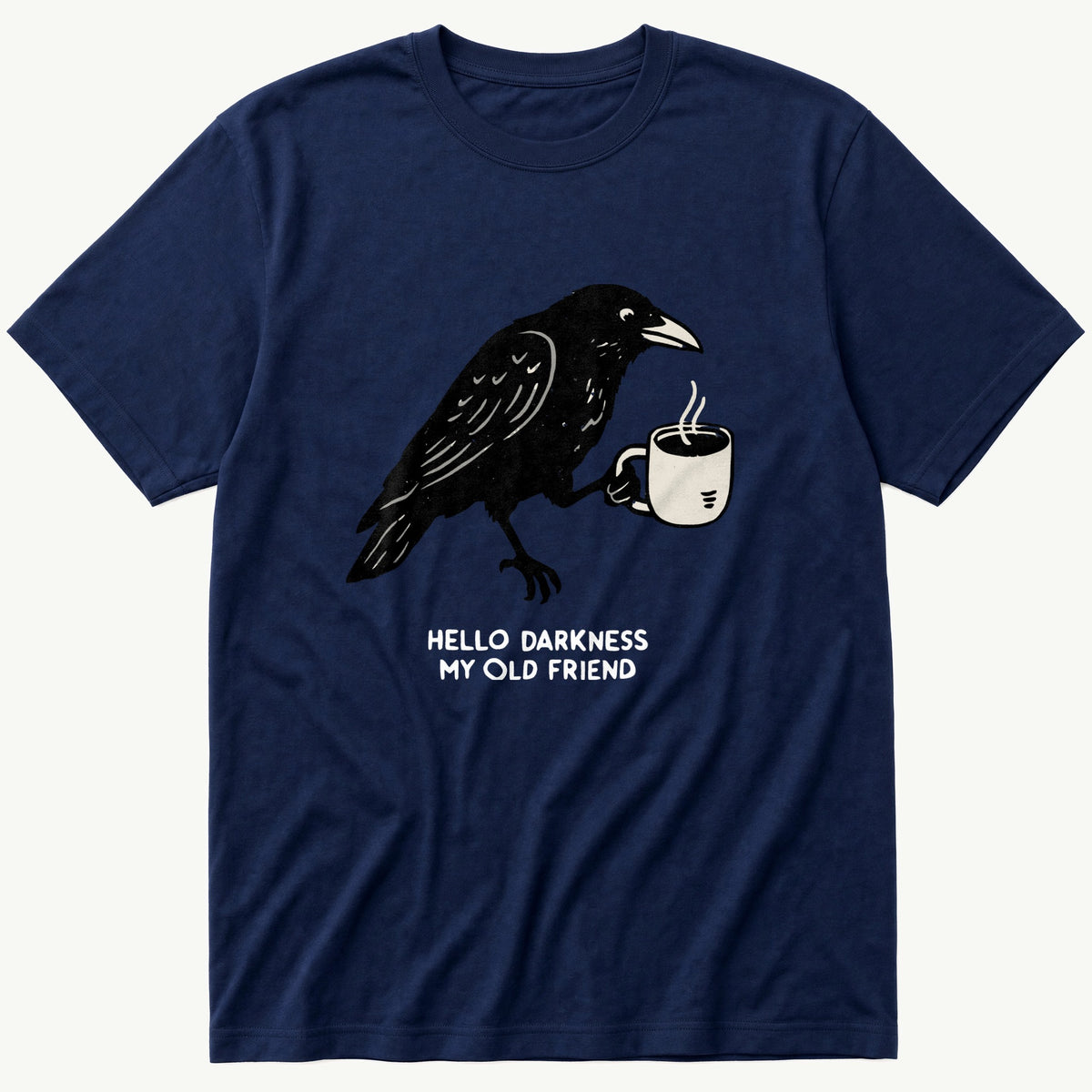 Hello Darkness 77 — Navy T-Shirt