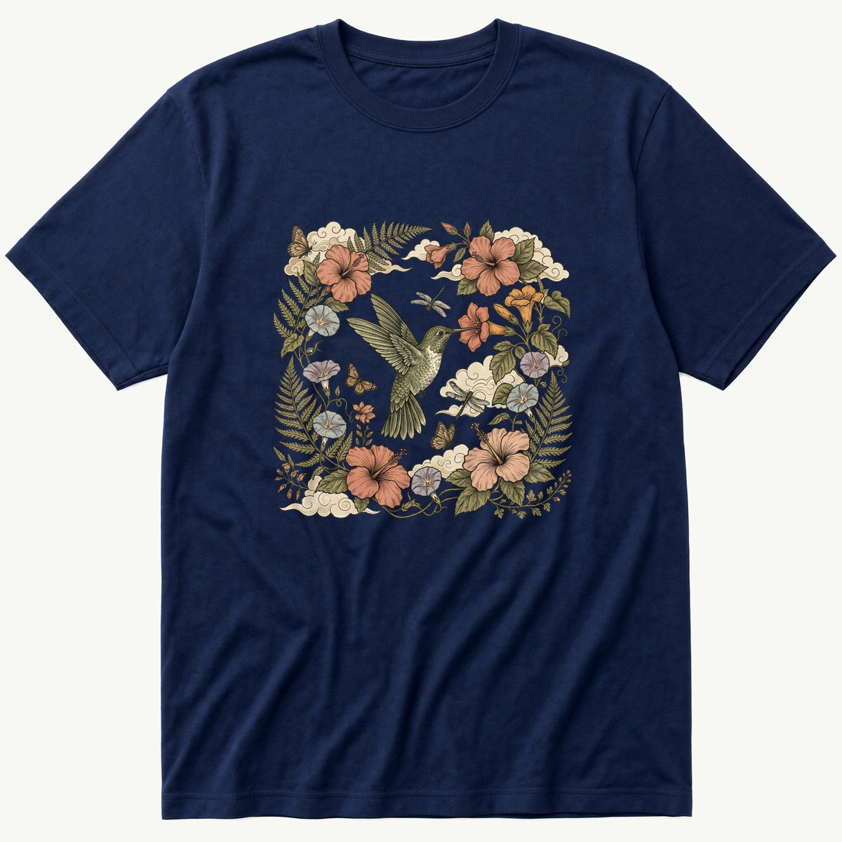 Humming Bird Murul — Navy T-Shirt