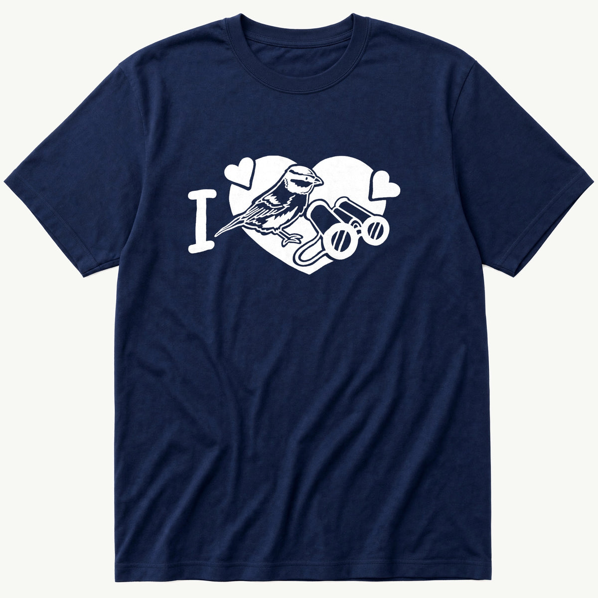 I LOVE BIRDS 110 — Navy T-Shirt
