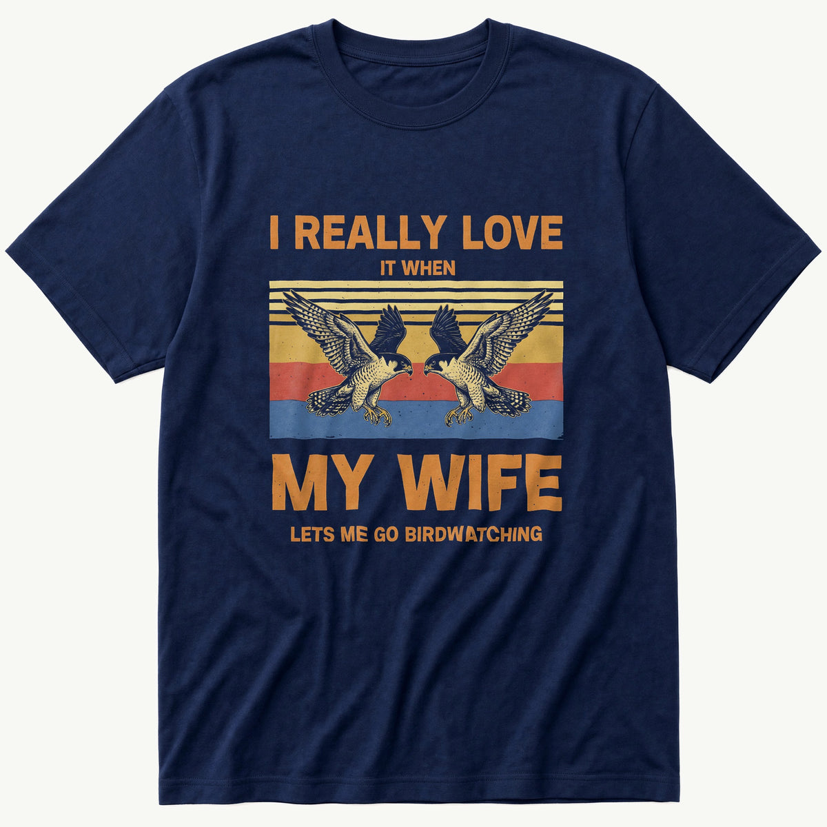 I Really Love My Wife — Navy T-Shirt