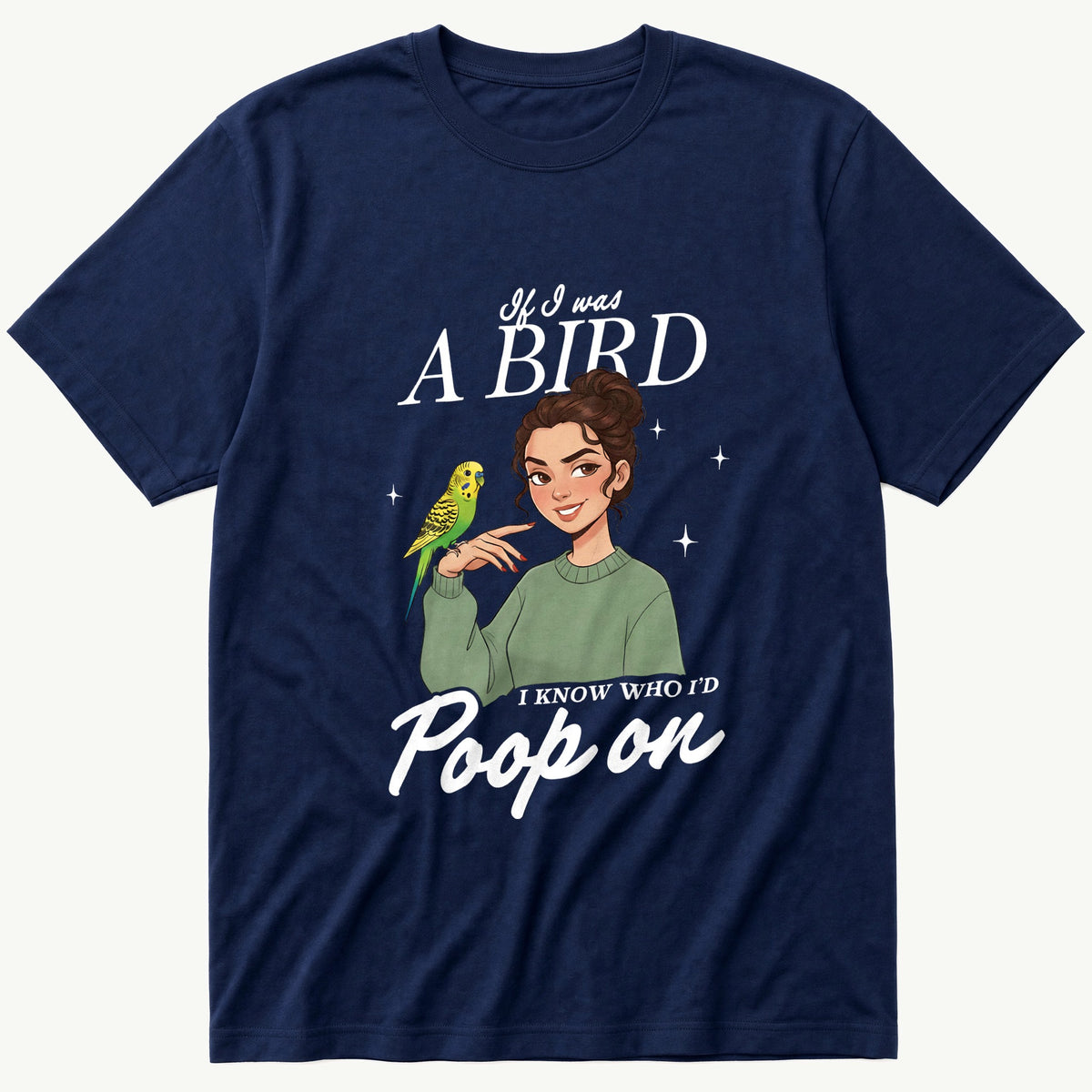 If I Was A Bird — Navy T-Shirt