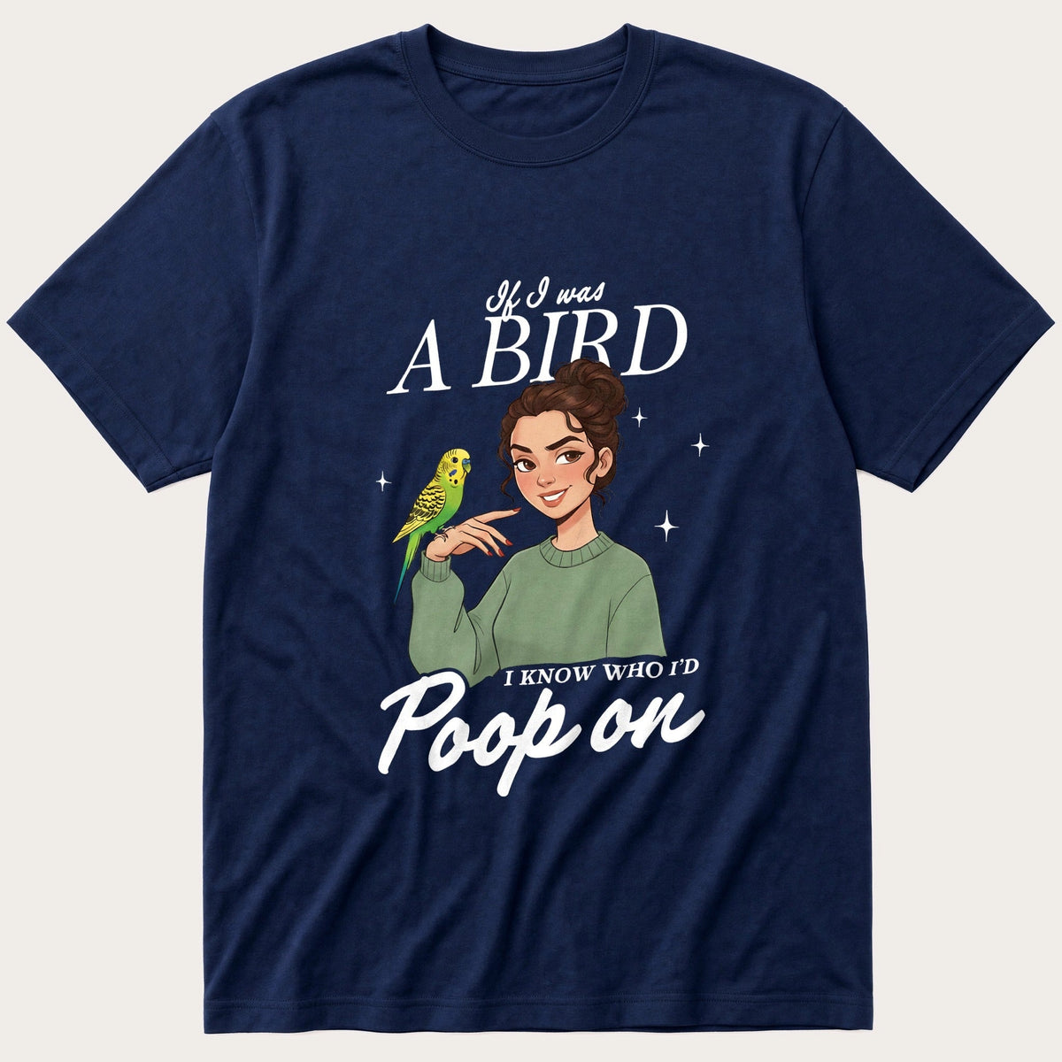 If I Was A Bird — Navy T-Shirt