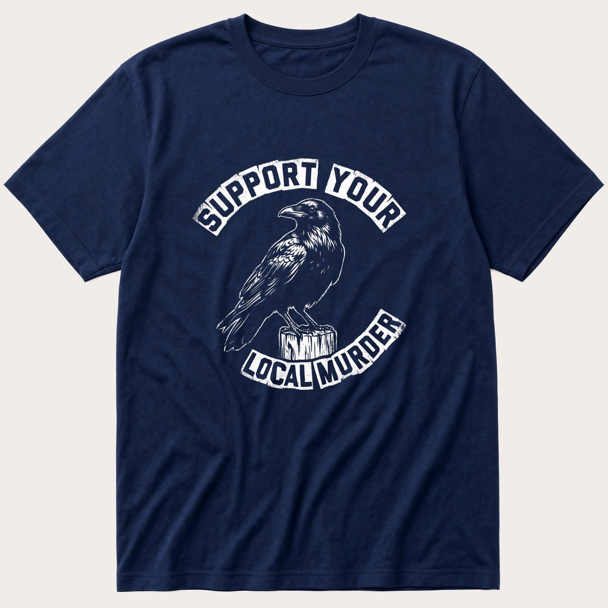 Local Murder 55 — Navy T-Shirt