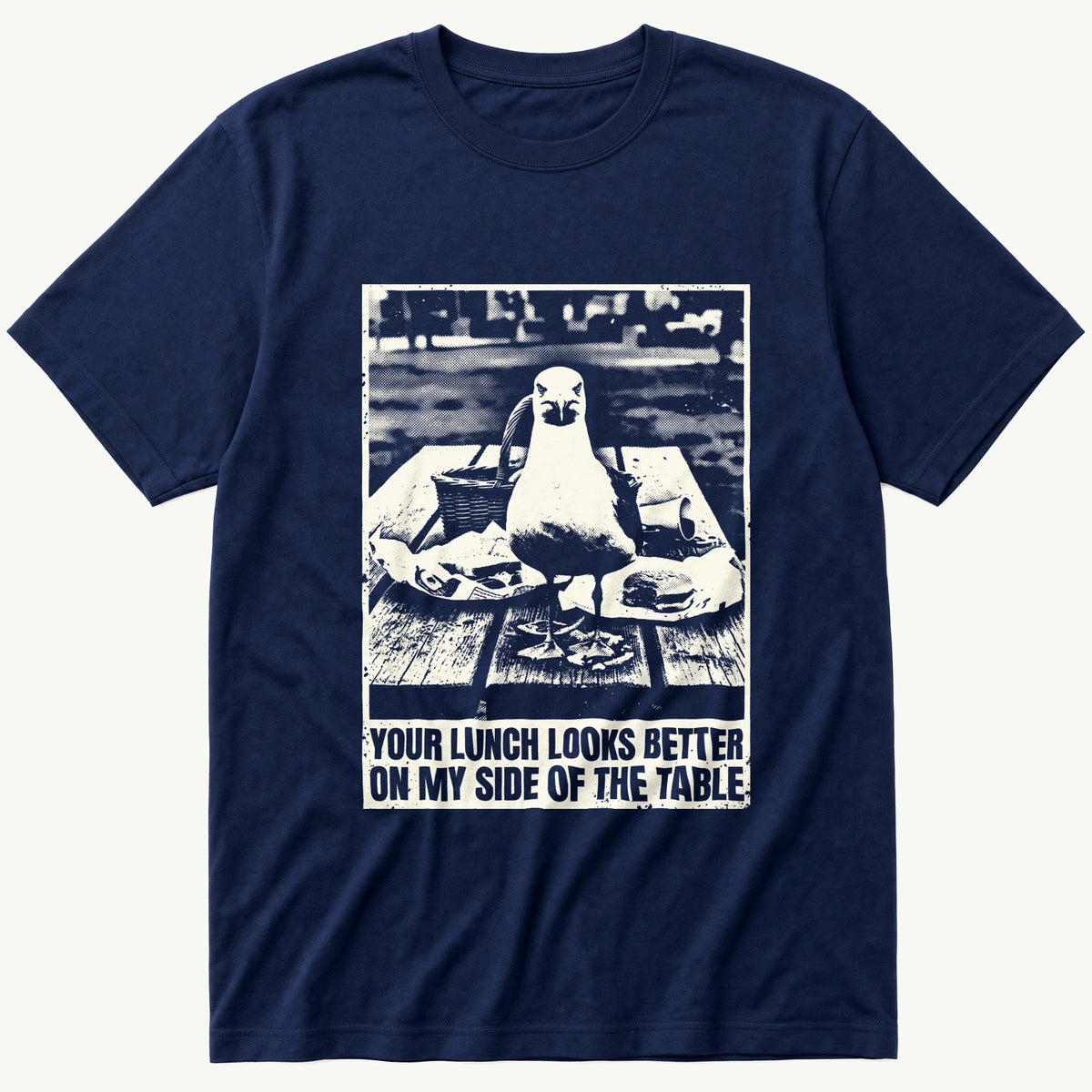 My Side Of The Table — Navy T-Shirt