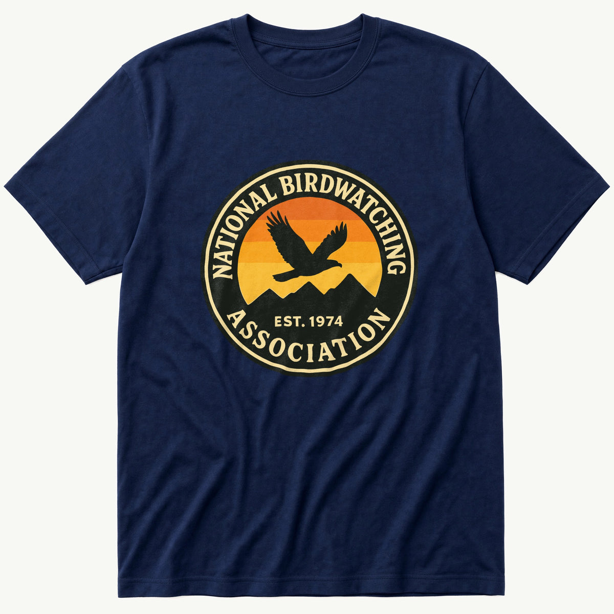 national-birdwatchin — Navy T-Shirt