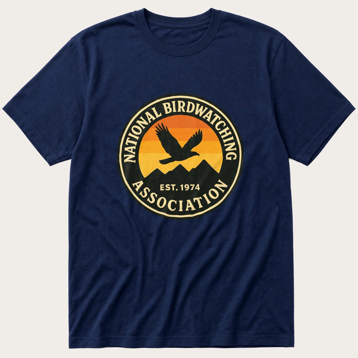 National Birdwatching — Navy T-Shirt