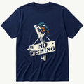 No Fishing 3 — Navy T-Shirt