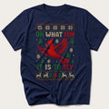 Oh What Fun It Is To Fly — Navy T-Shirt