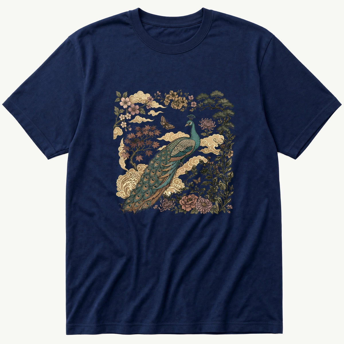 Peacock Murul — Navy T-Shirt