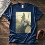 Pigeon Selfie 4 — Navy Comfort Colors tee