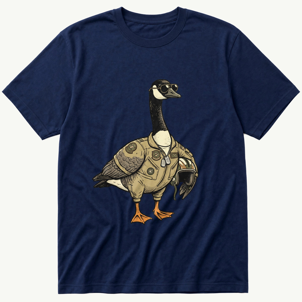 Pilot Goose — Navy T-Shirt