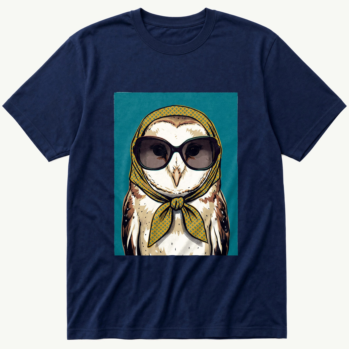Pop Art Bird 12 — Navy T-Shirt