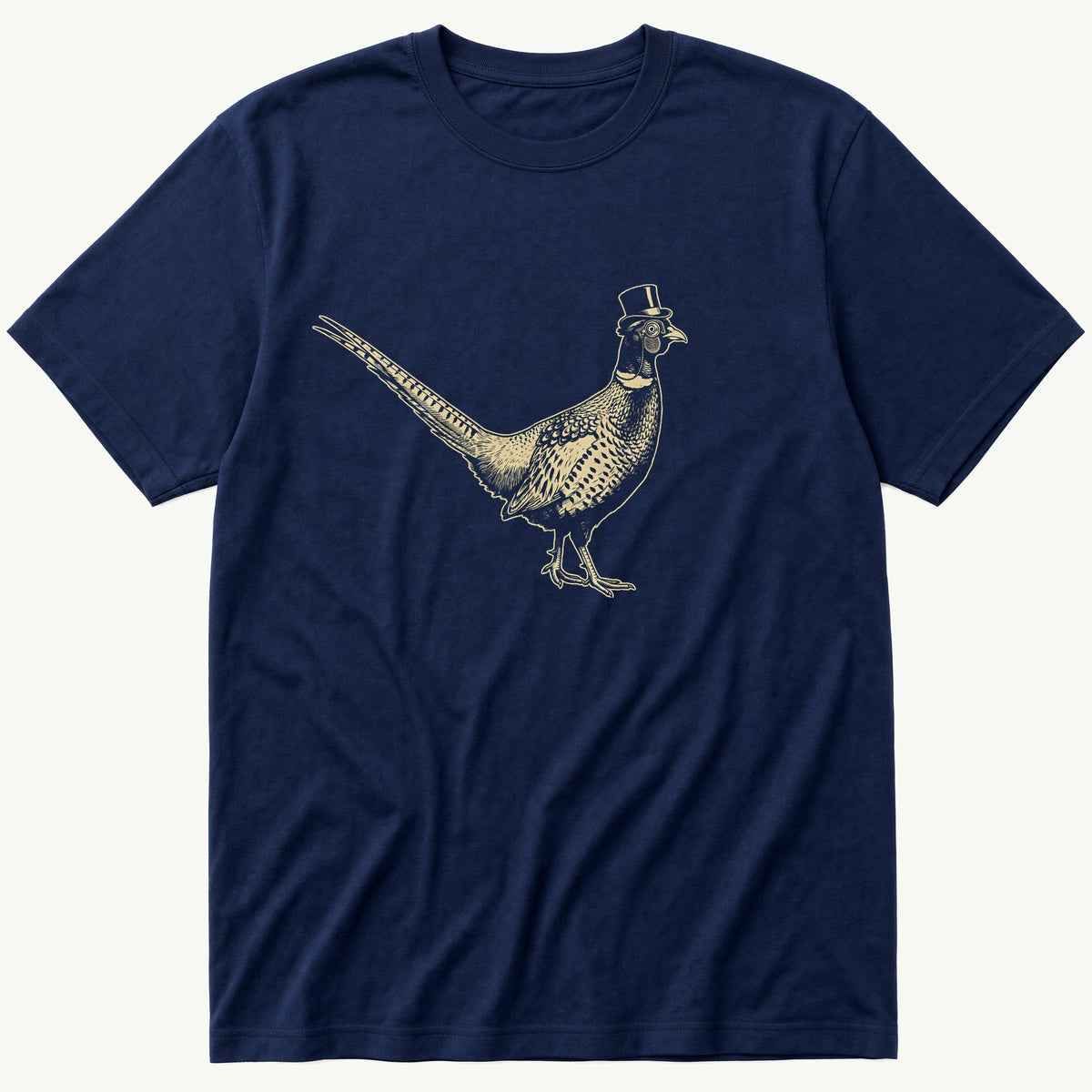Posh Pheasant 3 — Navy T-Shirt