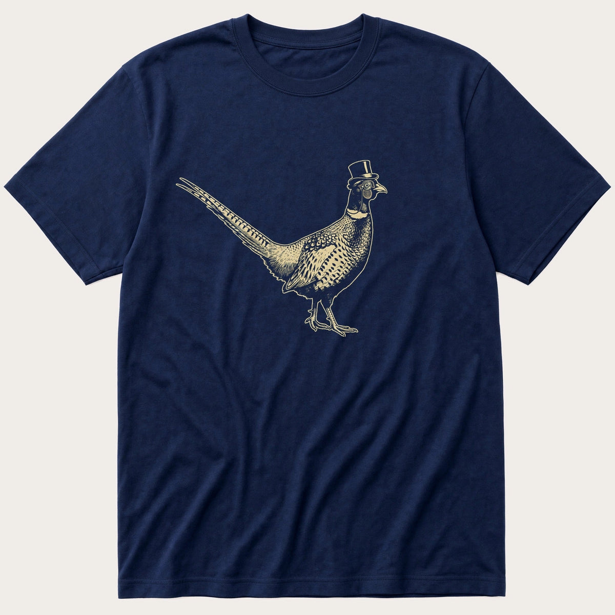 Posh Pheasant 3 — Navy T-Shirt