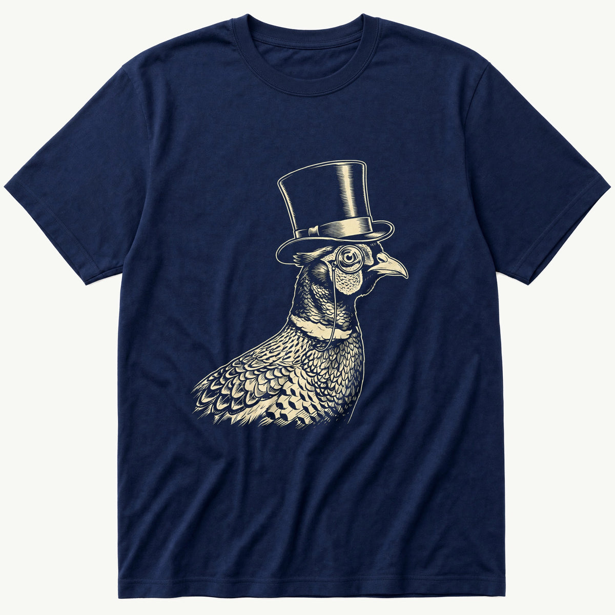Posh Pheasant 4 — Navy T-Shirt