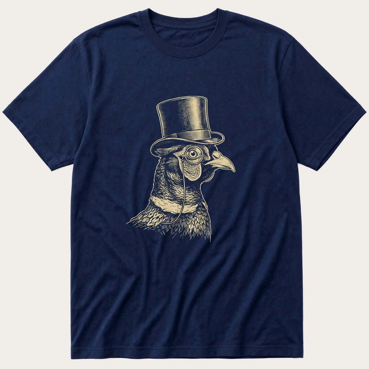 Posh Pheasant 8 — Navy T-Shirt
