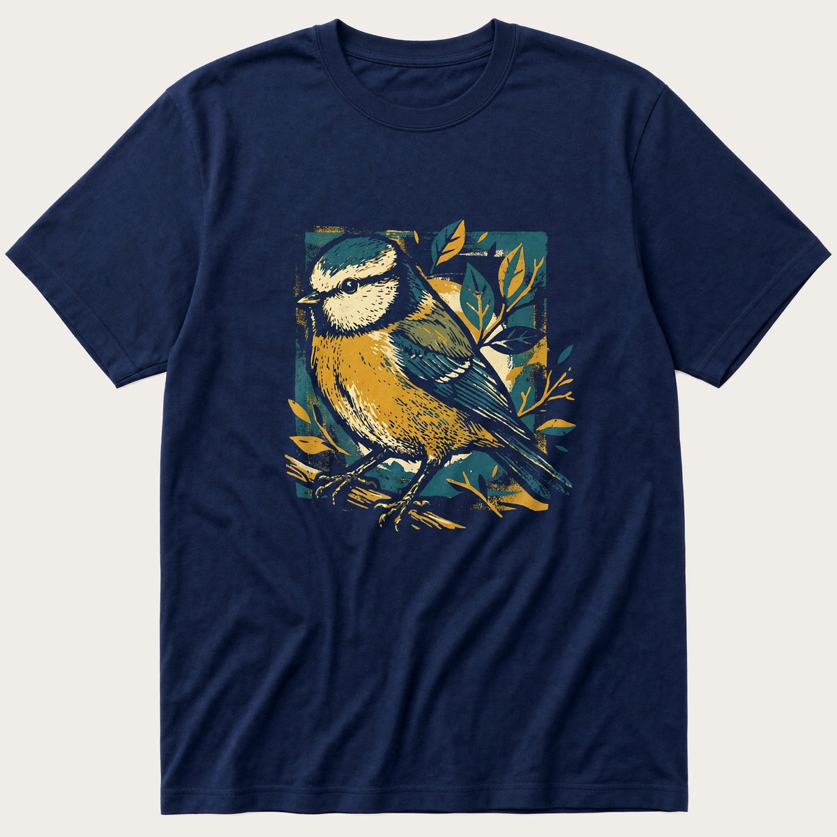 Print BlueTit — Navy T-Shirt