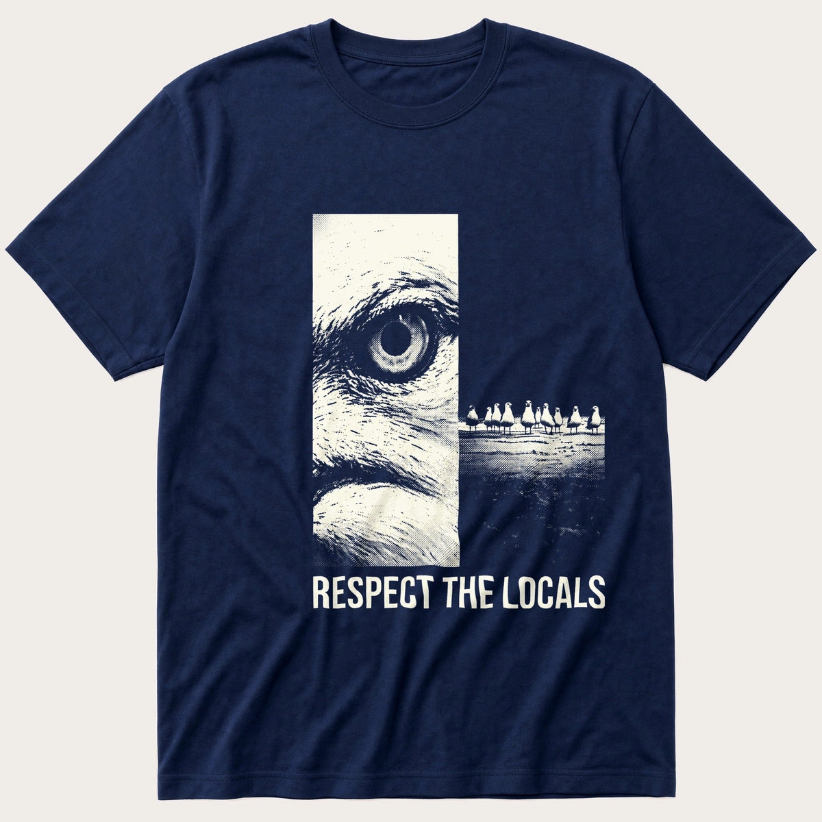 Respect The Locals 88 — Navy T-Shirt