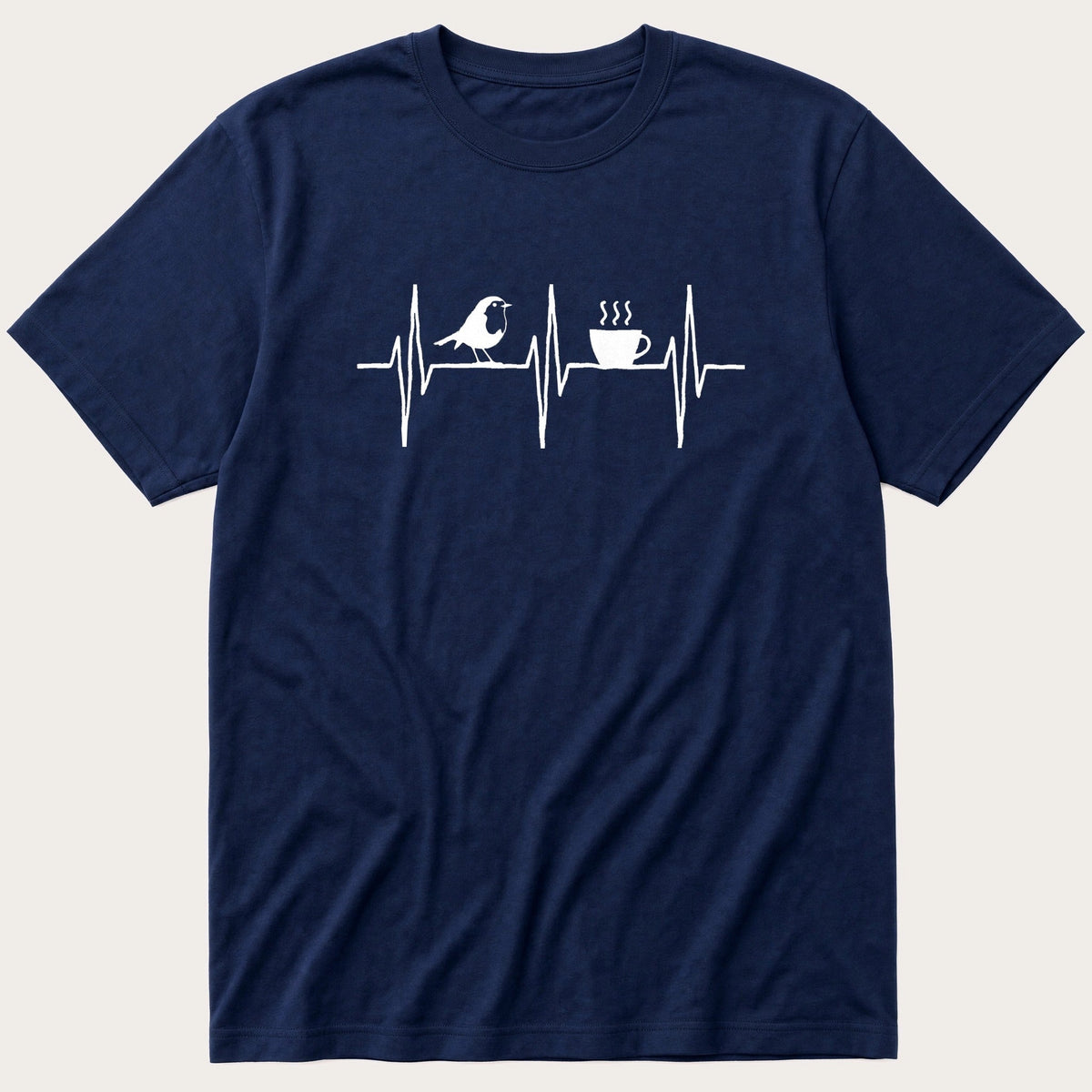 Robin Heart Beat — Navy T-Shirt