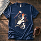 Seabird Breeds 55 — Navy Comfort Colors tee