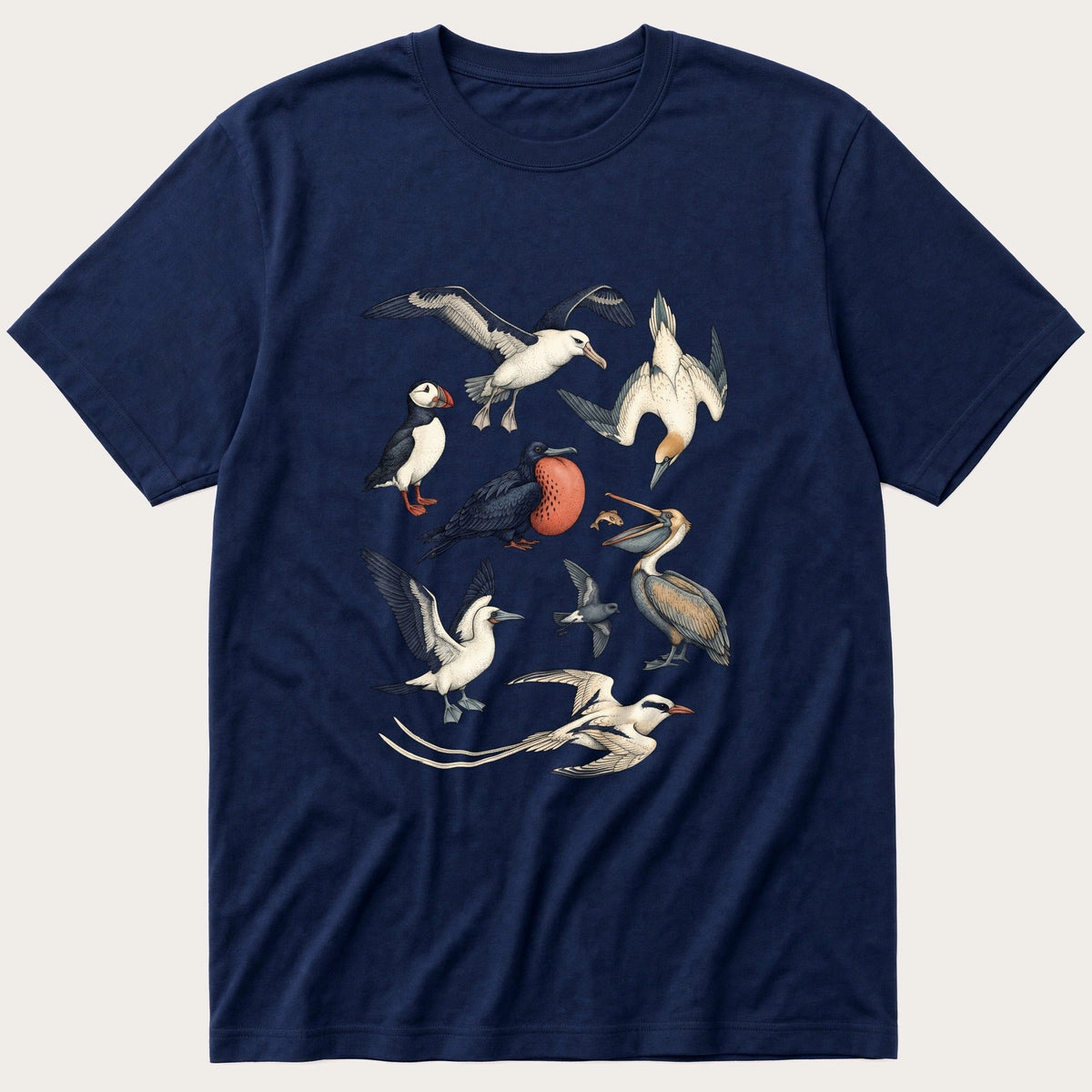 Seabirds 44 — Navy T-Shirt