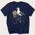Seagull Bike 67 — Navy T-Shirt