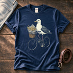 Seagull Bike 67 — Navy Comfort Colors tee