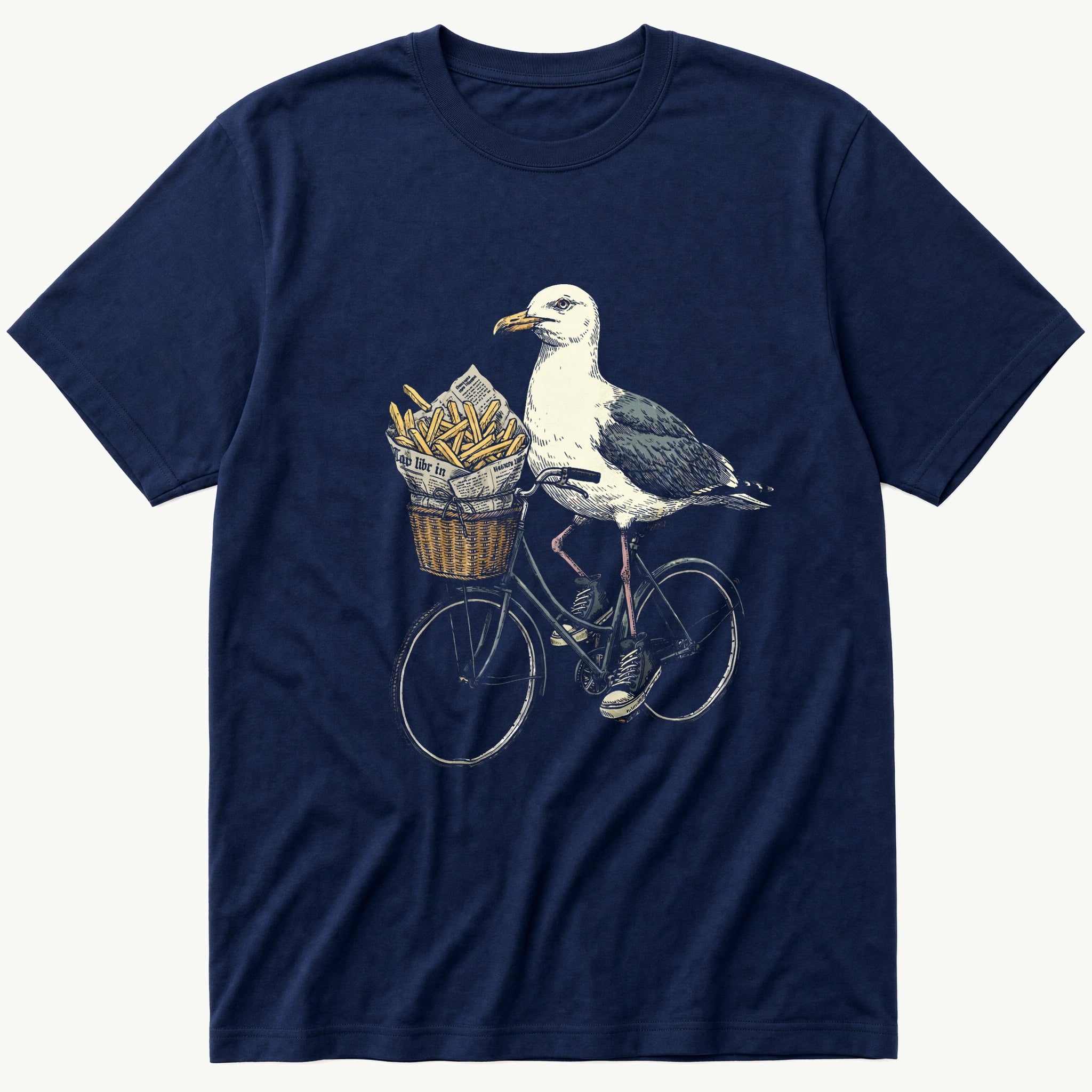 Seagull Bike 67 — Navy T-Shirt