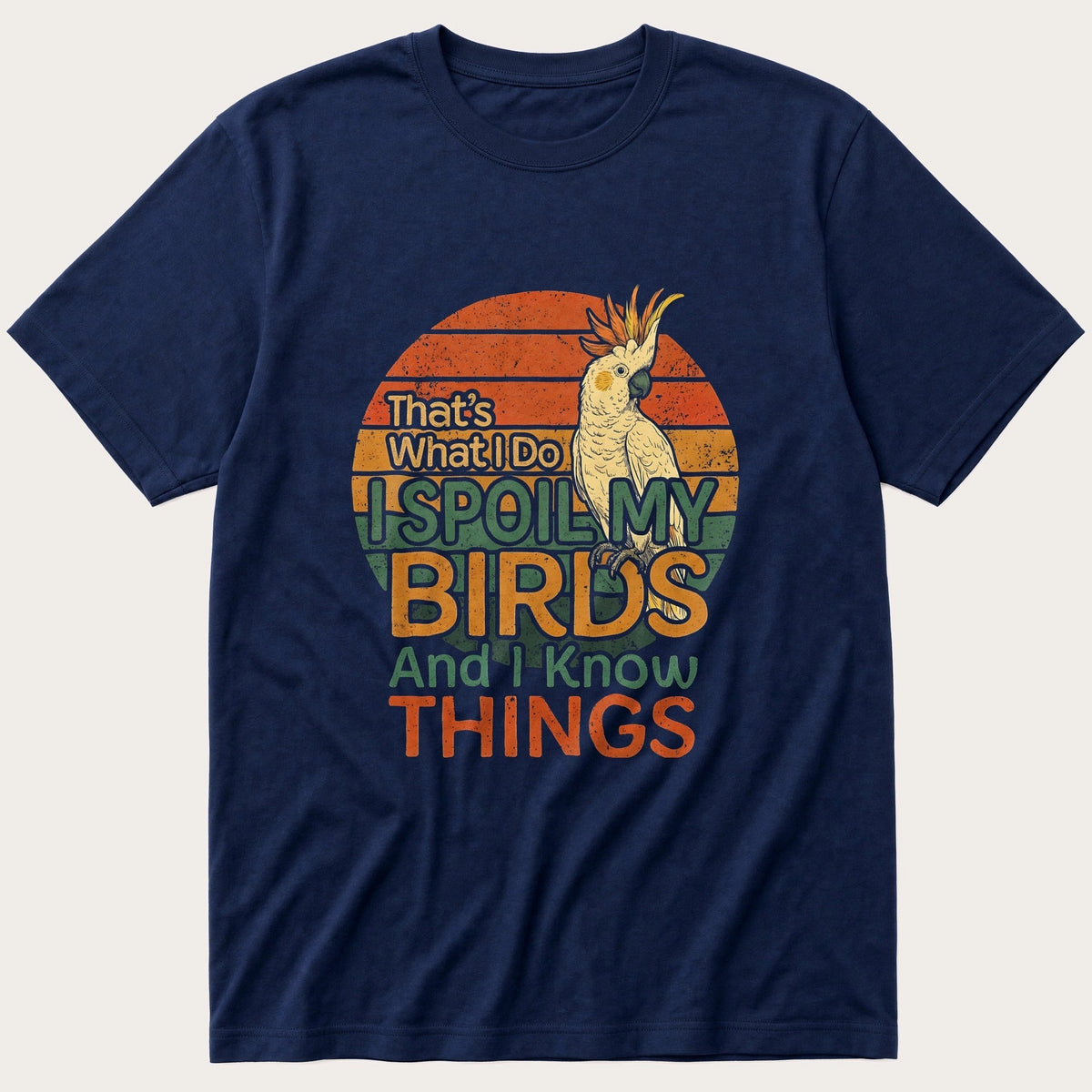 Spoil My Cockatoo — Navy T-Shirt