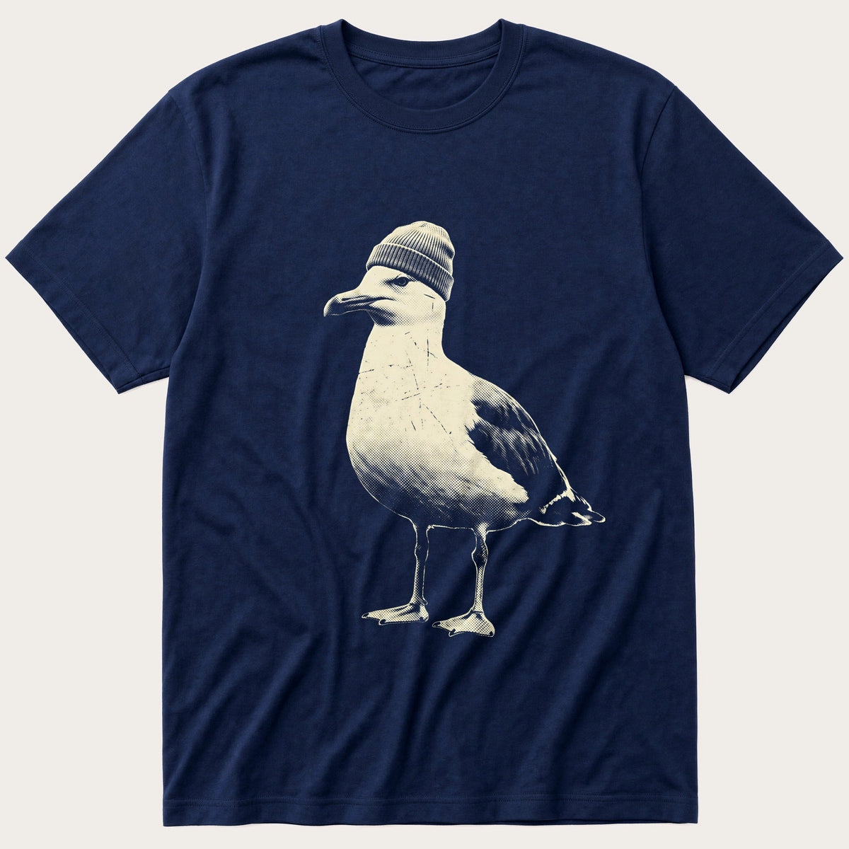 Street Seagull 1 — Navy T-Shirt