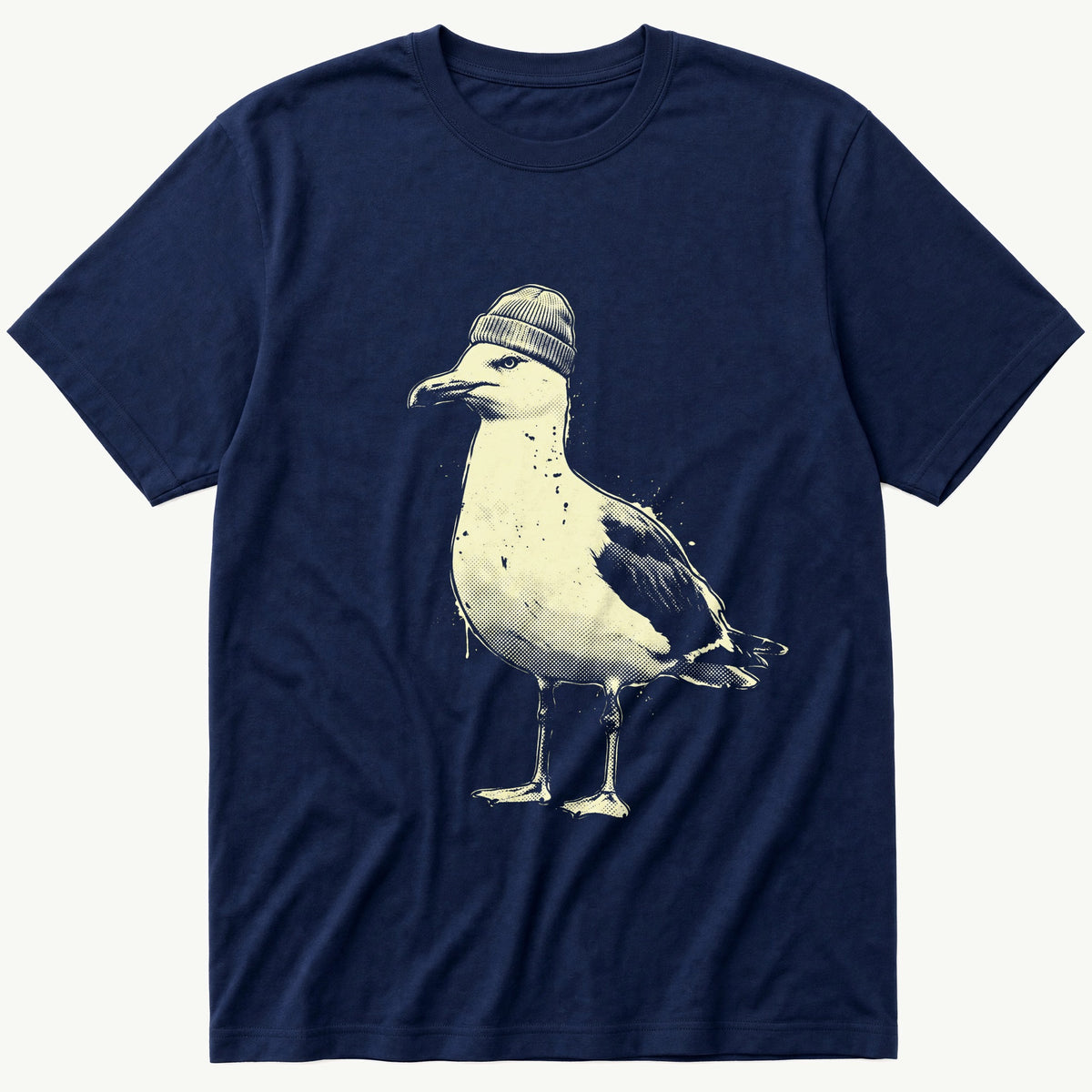 Street Seagull 6 — Navy T-Shirt