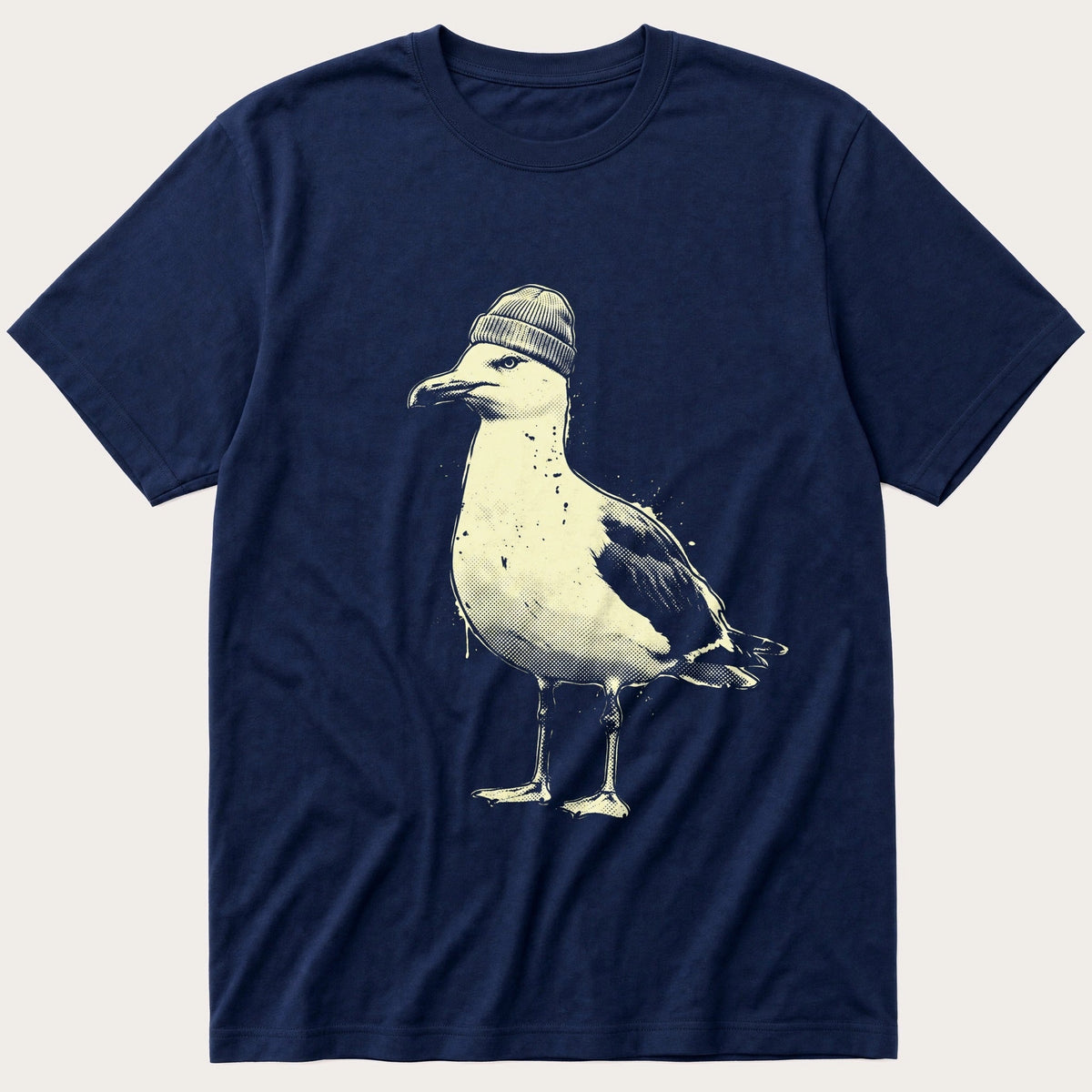 Street Seagull 6 — Navy T-Shirt