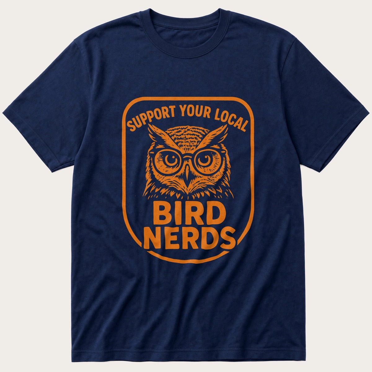 Support Bird Nerds — Navy T-Shirt