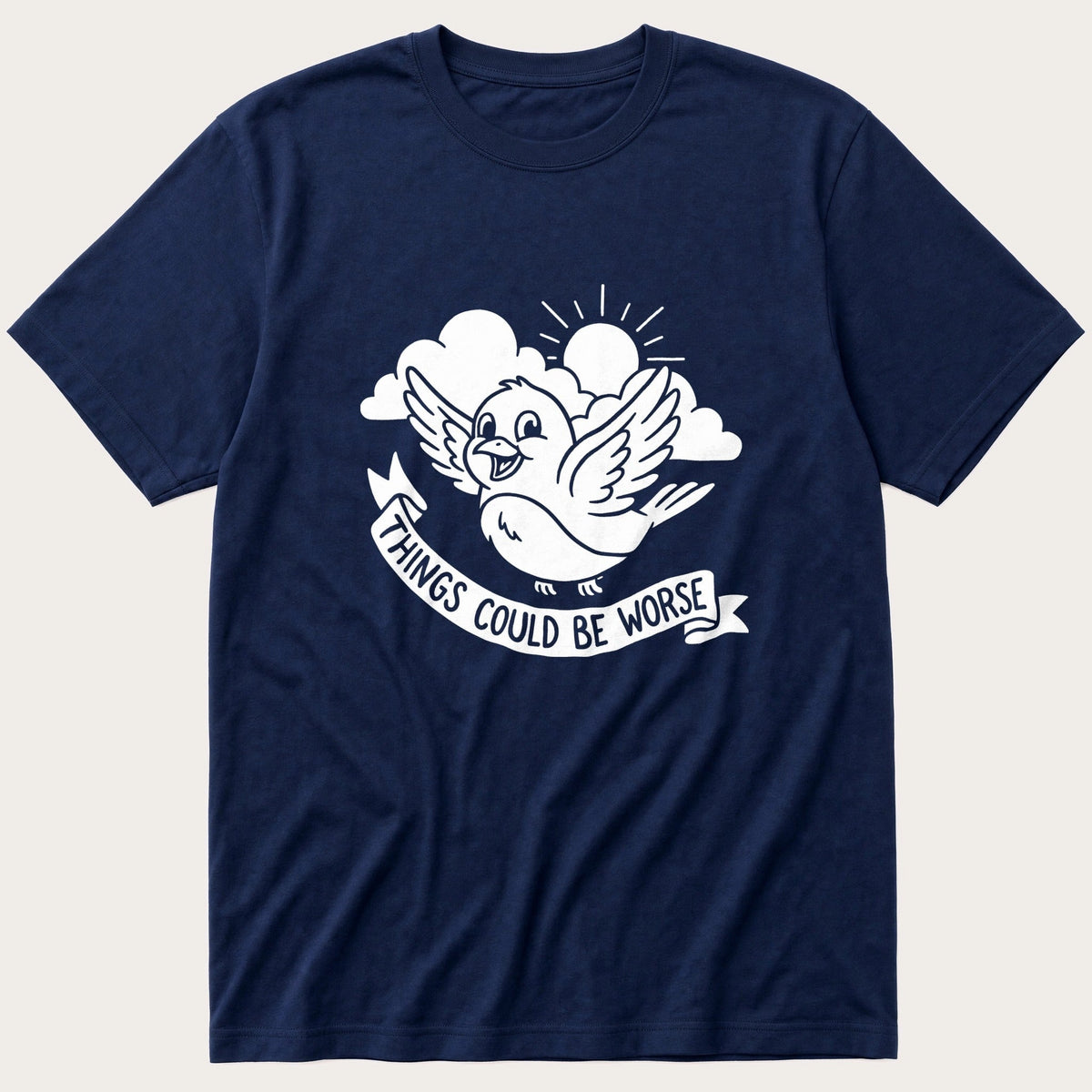 Things Could Be Worse — Navy T-Shirt