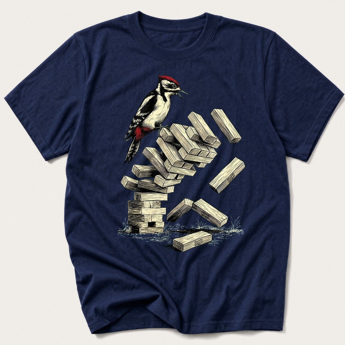 Timber — Navy T-Shirt