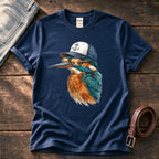 Trucker Fisher 3 — Navy Comfort Colors tee