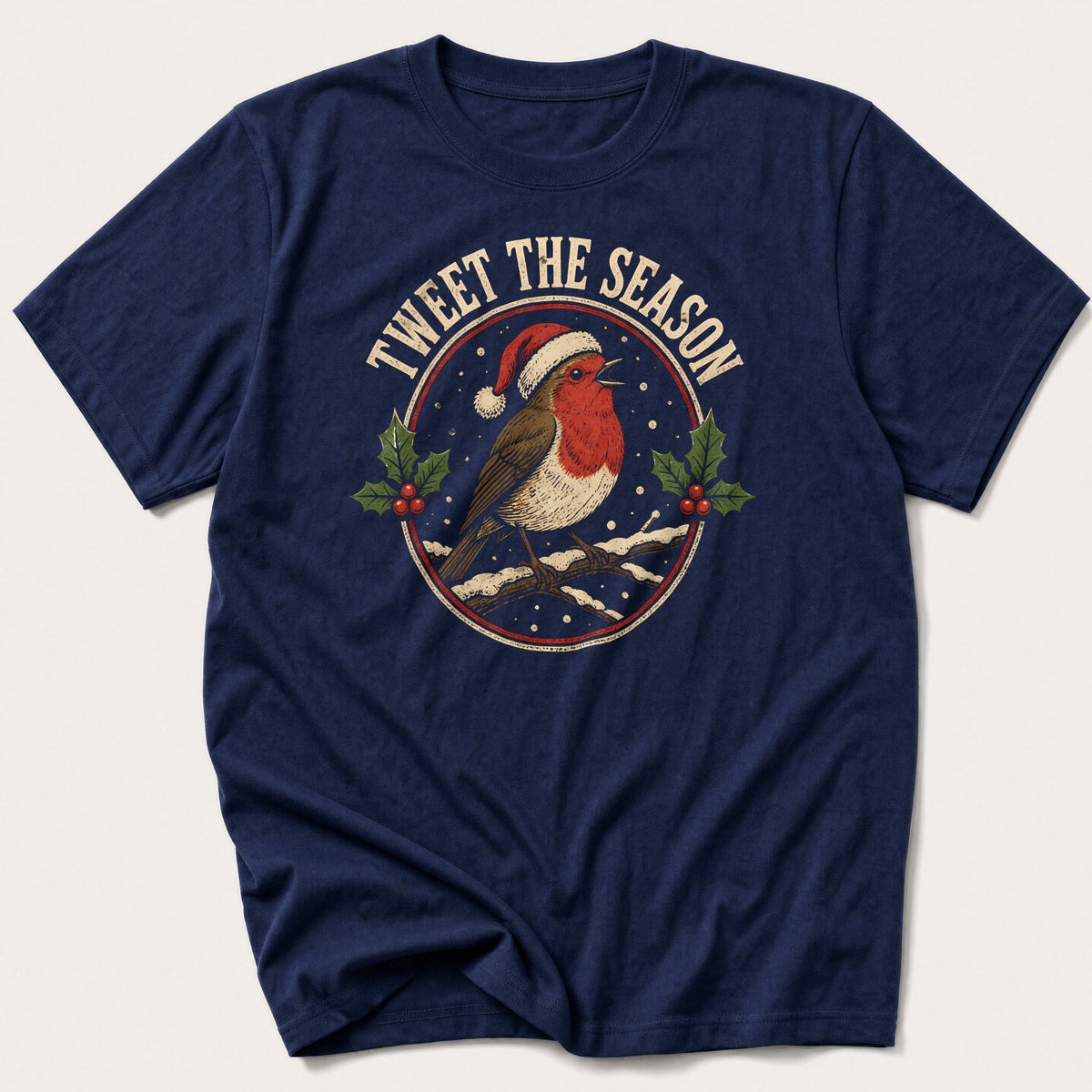 Tweet The Season — Navy T-Shirt