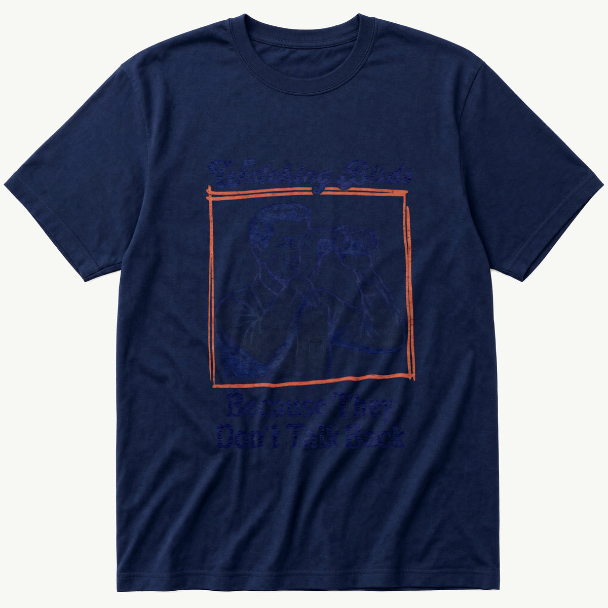 Watching Birds — Navy T-Shirt