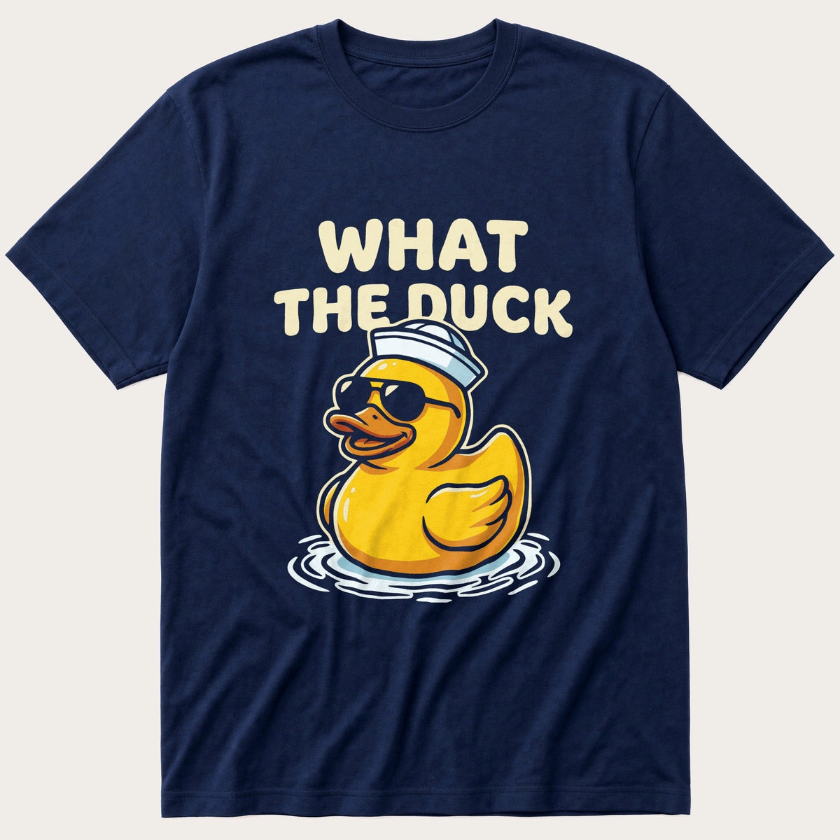 What The Duck 5 — Navy T-Shirt