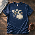 Zero Ducks Given — Navy Comfort Colors tee