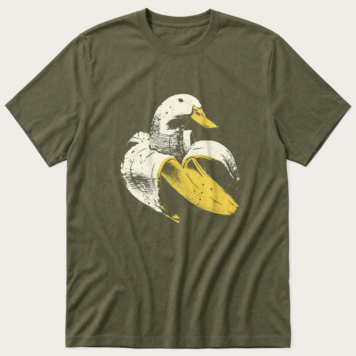 Banana Duck 5 — Olive T-Shirt