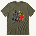 Bat N Robin 44 — Olive T-Shirt
